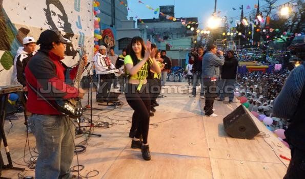 La Tupac Amaru festejó el Día del Niño a pura fiesta y show