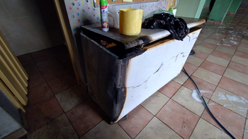 Tormenta y descarga eléctrica provocaron un incendio un comedor de Palpalá