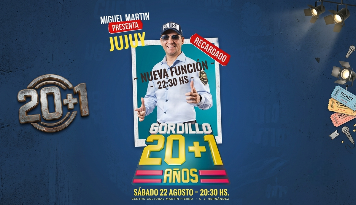 El Oficial Gordillo regresa con Gordillo 20 Años + 1
