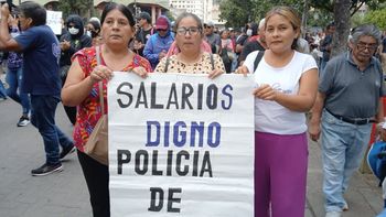 Madre de un policía de Perico denunció jornadas de hasta 30 horas y falta de insumos