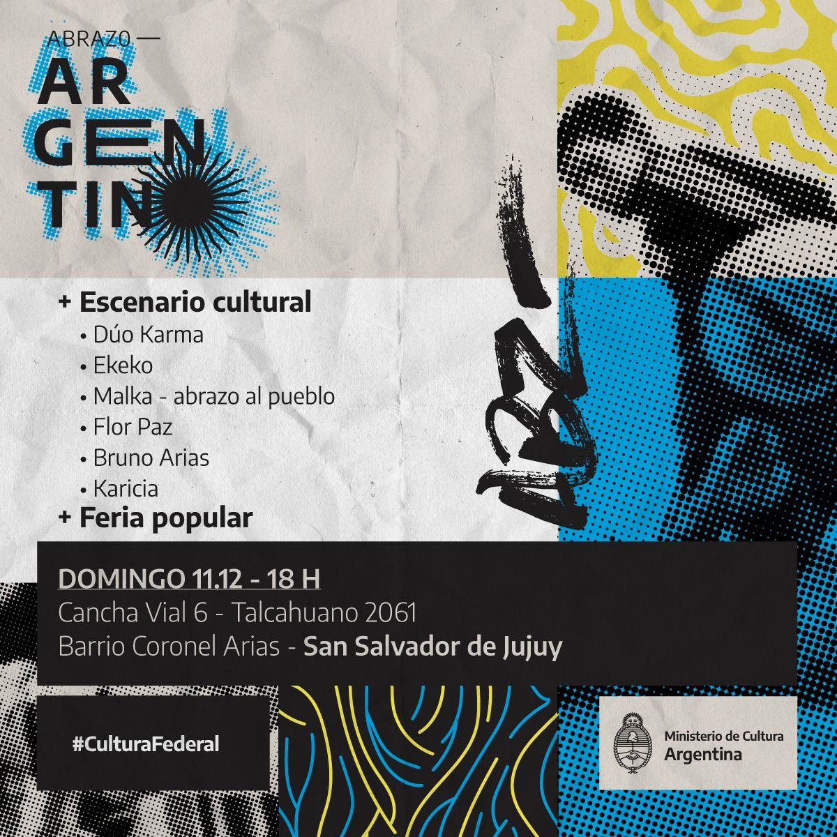 El Festival Abrazo Argentino llega a Jujuy con un gran espectáculo