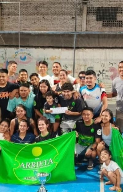 Herminio Arrieta gritó campeón en la Liga de Clubes de Pádel