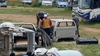 Camioneta Hilux robada en Humahuaca terminó como chatarra en Tarija