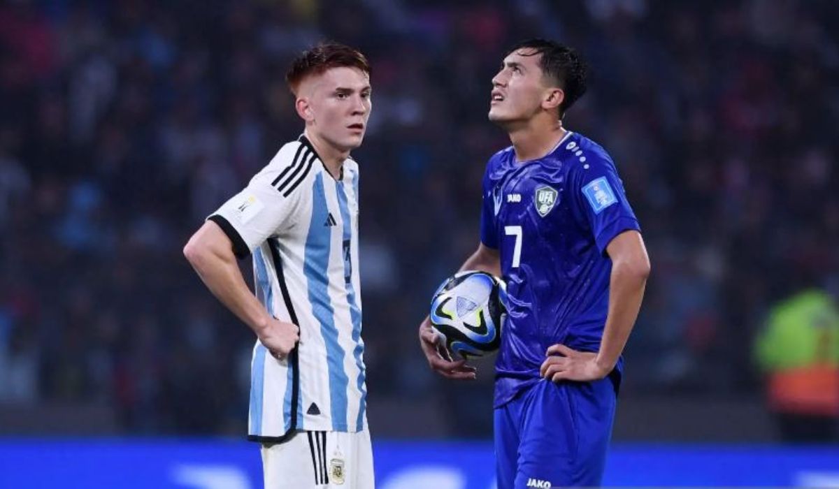 Argentina le ganó a Uzbekistán en su debut por el Mundial Sub 20