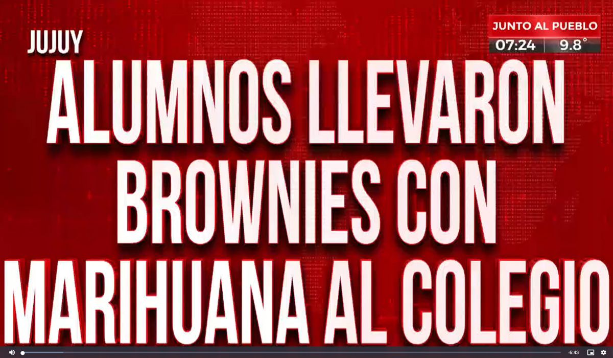 El escándalo de los brownies llegó a los medios nacionales