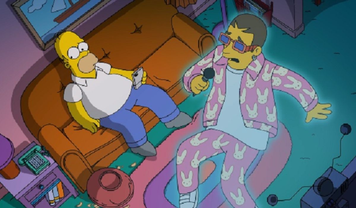 Bad Bunny sorprendió en un capítulo de Los Simpson