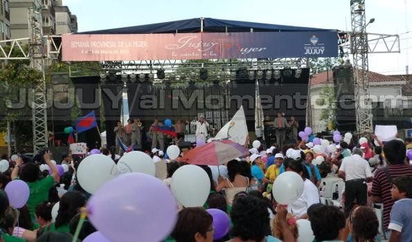 Jujuy homenajeó a las mujeres con un festival musical