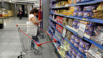 Ventas en supermercados: marcaron en octubre su primera mejora en siete meses