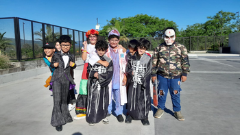 Los más pequeños se disfrazaron y disfrutan de Halloween en Jujuy