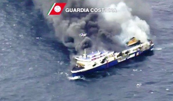 Ya son diez los muertos por el incendio del ferry en el Adriático