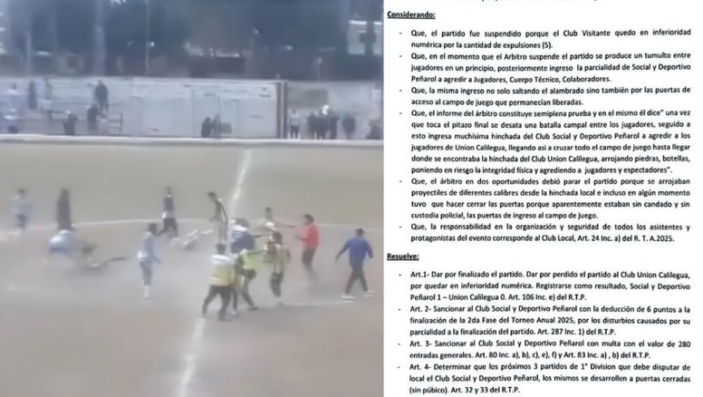 Clasificación polémica: Unión Calilegua sigue, Peñarol afuera