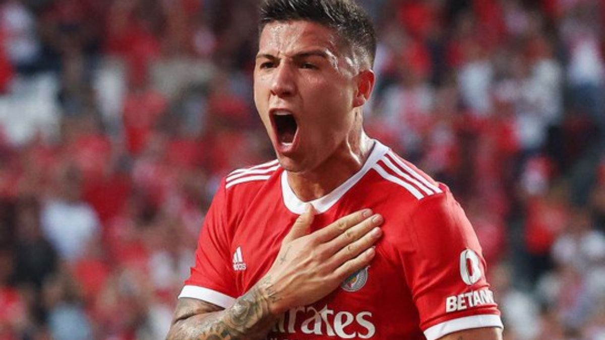 Benfica: Enzo Fernández marcó su segundo gol consecutivo