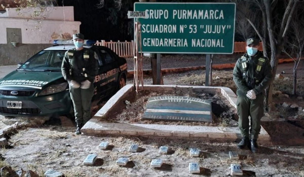 Incautaron cocaína en Purmamarca por un valor de 16 millones de pesos