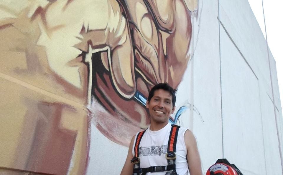 Artista jujeño fue invitado a pintar el mural más grande del mundo