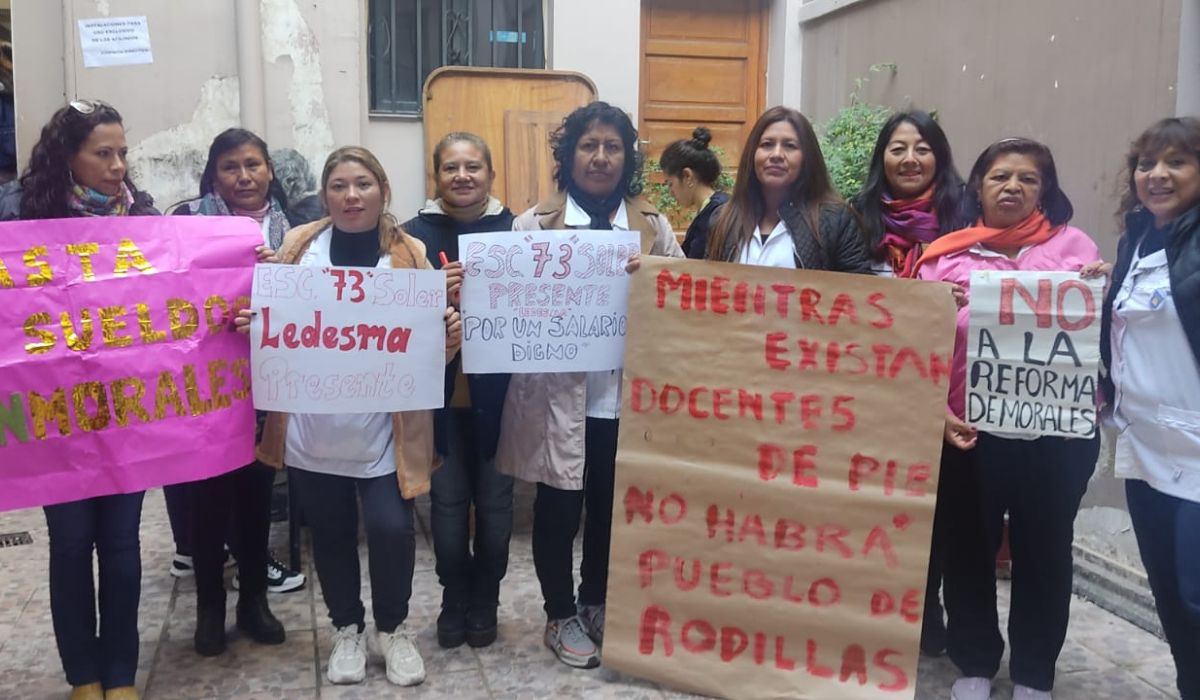 Paro docente en Jujuy: crece el malestar por bajos salarios y malas condiciones laborales