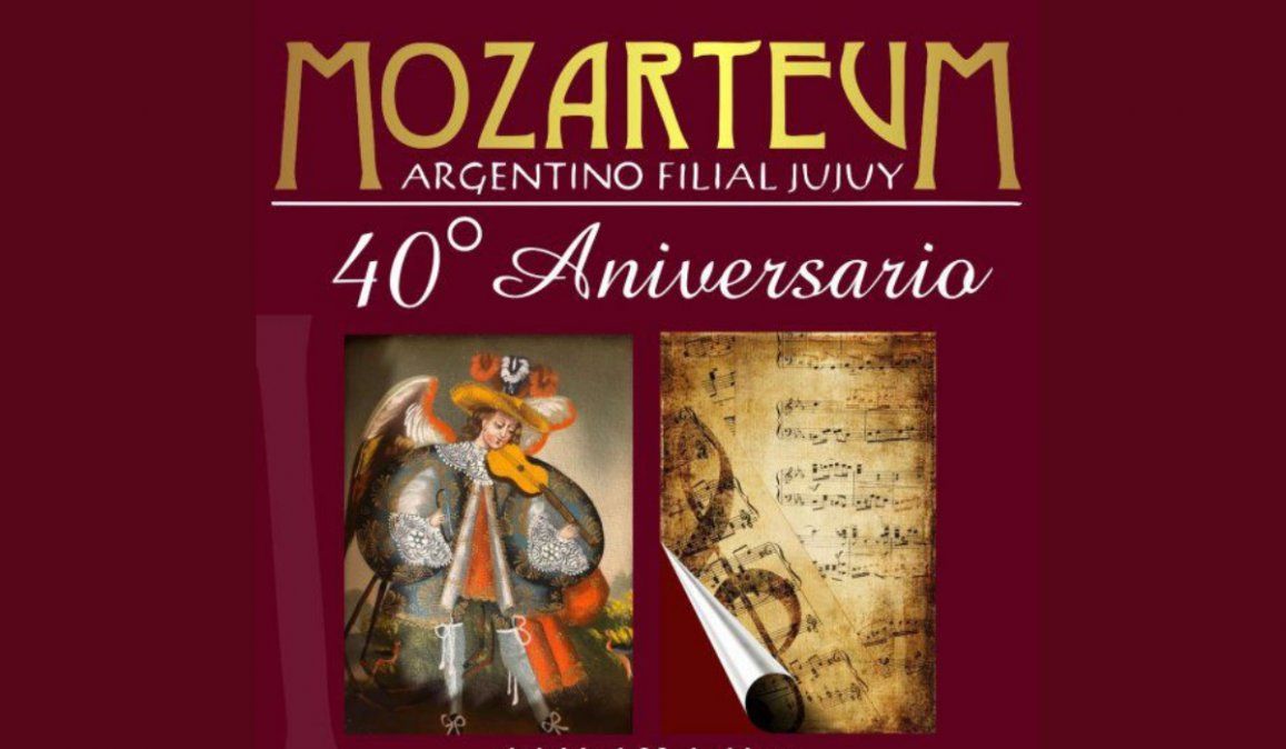 Se inauguró una exposición por los 40 años del Mozarteum filial Jujuy