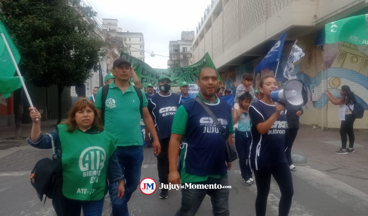 ATE y CTA también van a paro pidiendo paritarias en Jujuy