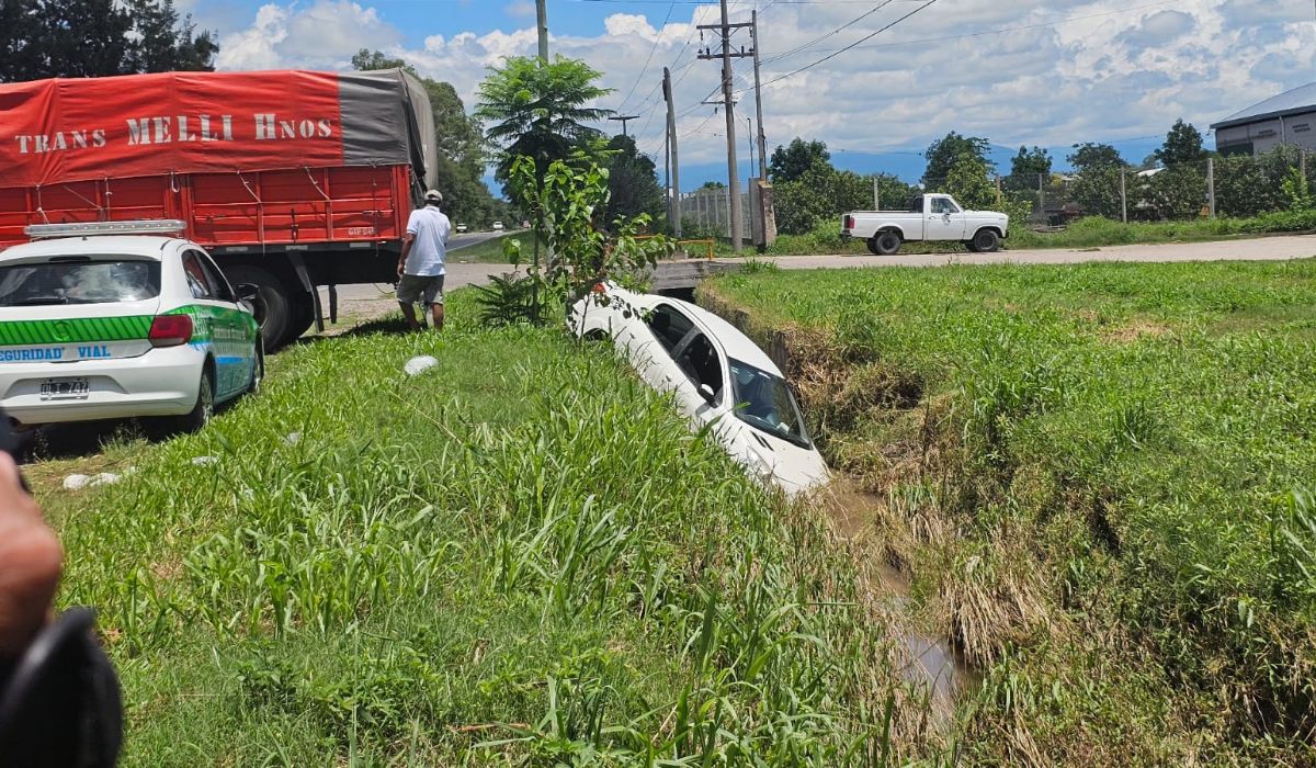 Foto: siniestro vial en la ruta provincial Nº 43.