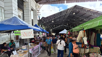 Con dificultades en las ventas, productores aprovechan la Feria Campesina