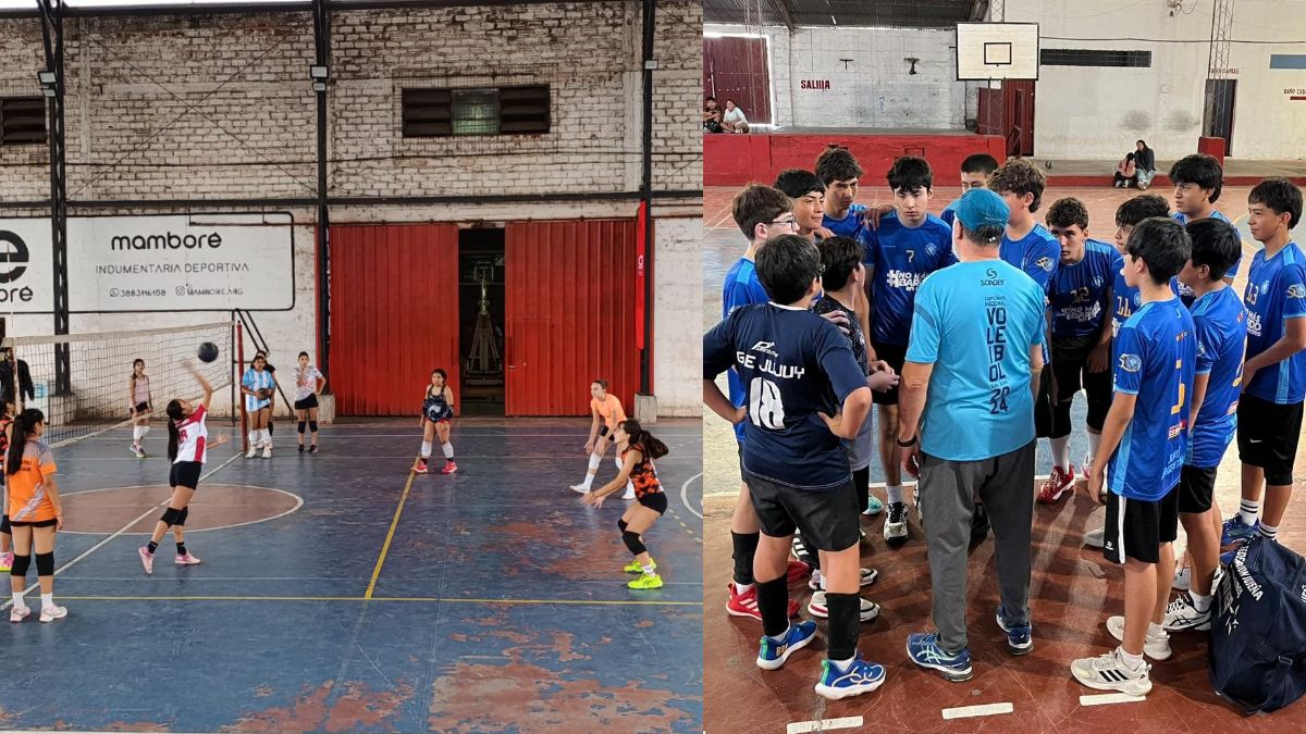 La Selección jujeña Sub 14 de vóley afina su juego rumbo al Campeonato ...
