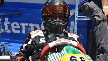 Felipe Balderrama completó un gran debut en el Argentino de Rotax