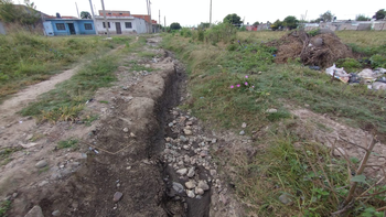 Canal tapado y calles destruidas, un combo alarmante en Palpalá