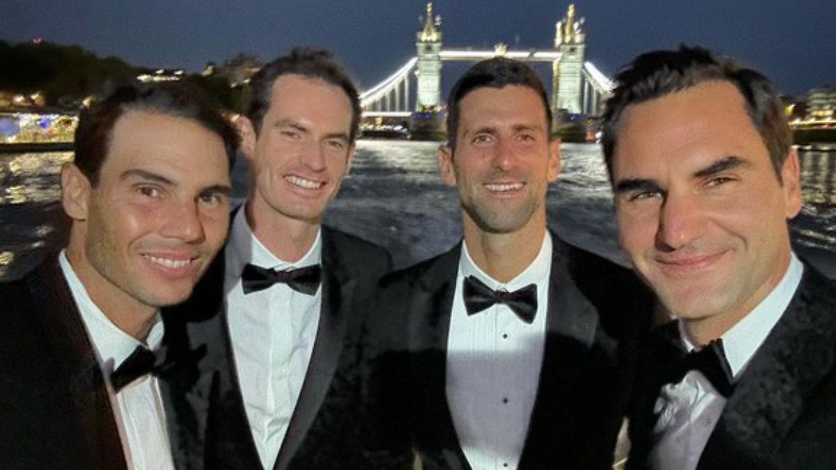 En la previa de la despedida de Federer, reunión del Big 4 y postal para la historia