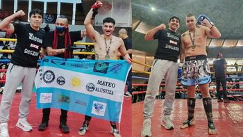 Dos jujeños se consagraron en el Sudamericano de Kick Boxing