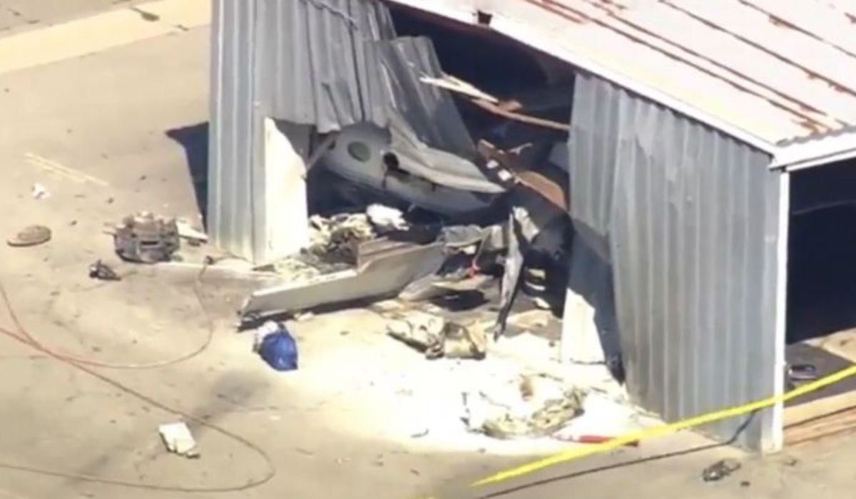 Primeras imágenes del choque de aviones en Estados Unidos reportan