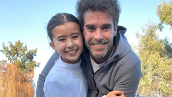 El emotivo reencuentro de Nicolás Cabré con su hija Rufina después de dos meses