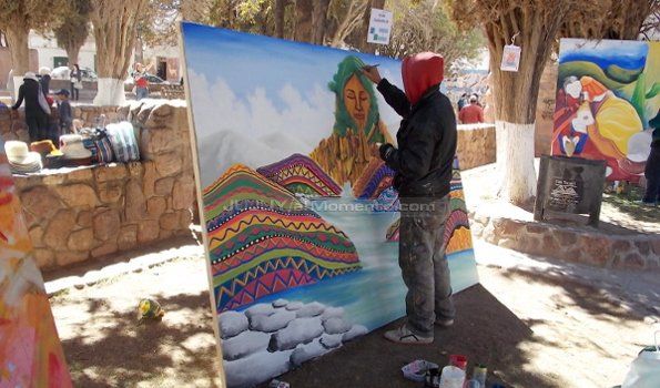 Muralistas de todo el país llenaron de color a Humahuaca