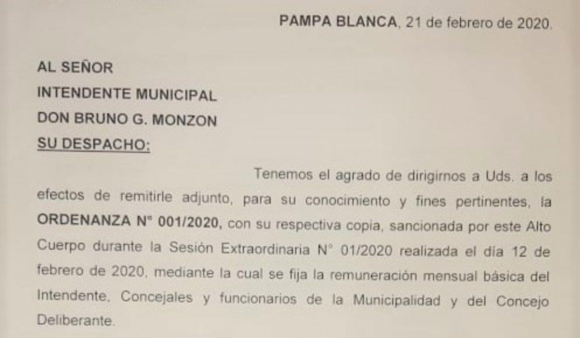 Concejales de Pampa Blanca se aumentaron los sueldos un 150%
