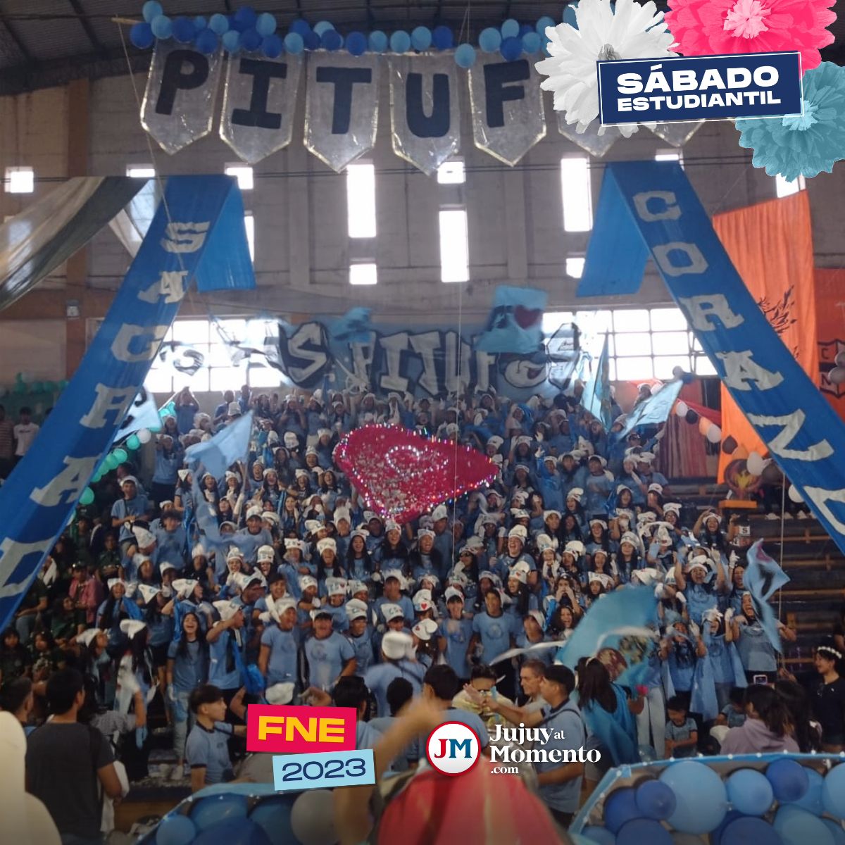 Palpalá: Las hinchadas se lucieron en el segundo sábado estudiantil