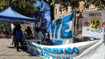 Organizaciones sociales repitieron su reclamo contra el ajuste y la quita de planes
