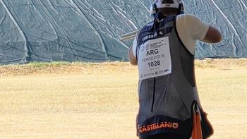 Renato Ferigutti llevó la bandera de Jujuy a la Copa del Mundo de Tiro en Italia