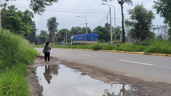 Loteo Perovic: los arreglos precarios no duraron y crece el peligro en la Ruta 9