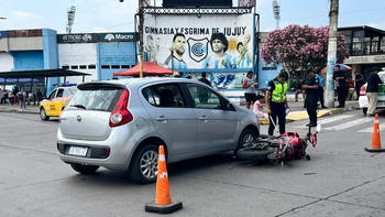 Fuerte choque en inmediaciones al Estadio 23 de Agosto