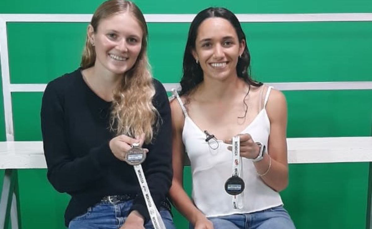 Emilia Batalla y Luciana Rivas, grandes promesas del atletismo jujeño