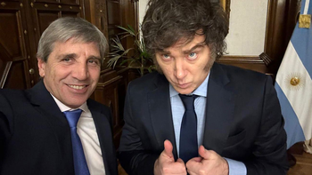 Javier Milei y Luis Caputo celebraron el 1,6% de inflación: 