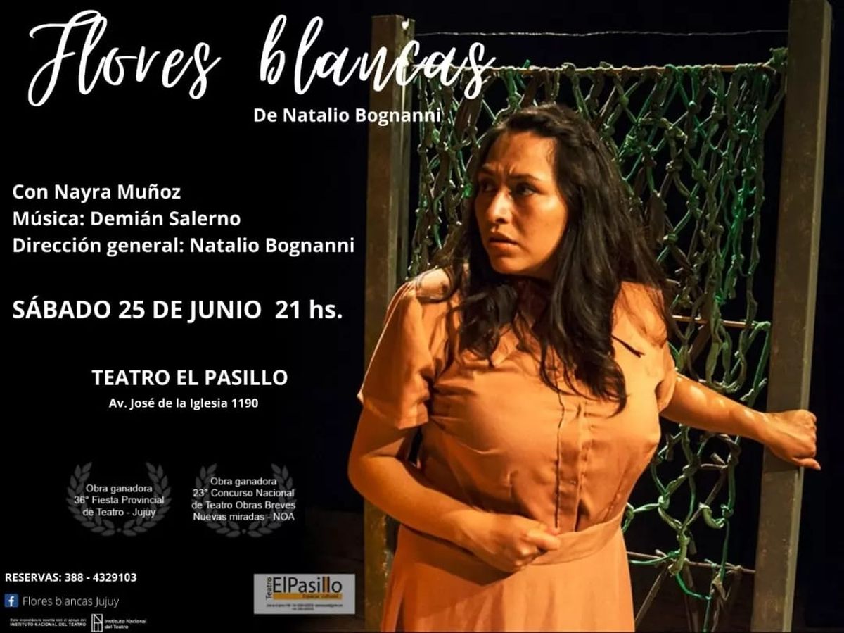 Flores Blancas: la obra ganadora del Concurso Nacional del Teatro estará en Jujuy