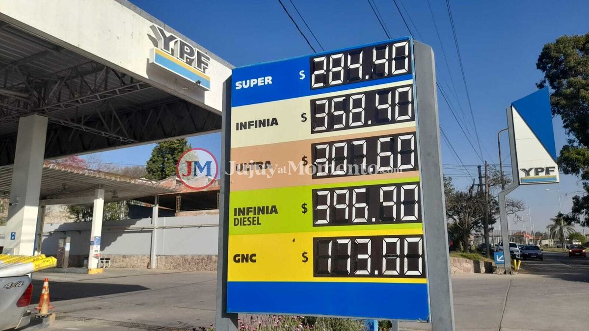 En Jujuy, la nafta ya se vende a más de $280