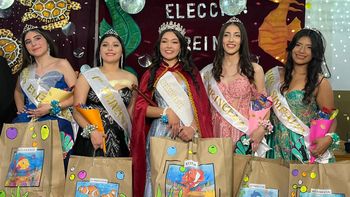 La bella Delfina González es la nueva soberana del Secundario 1
