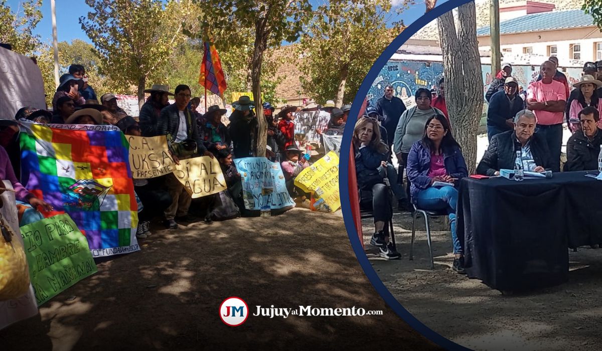 Comunidades repudiaron la presencia de Morales y la cesión de tierras