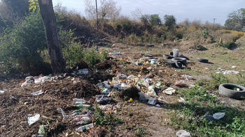 Perico busca transformar un microbasural en un punto de acopio oficial de neumáticos