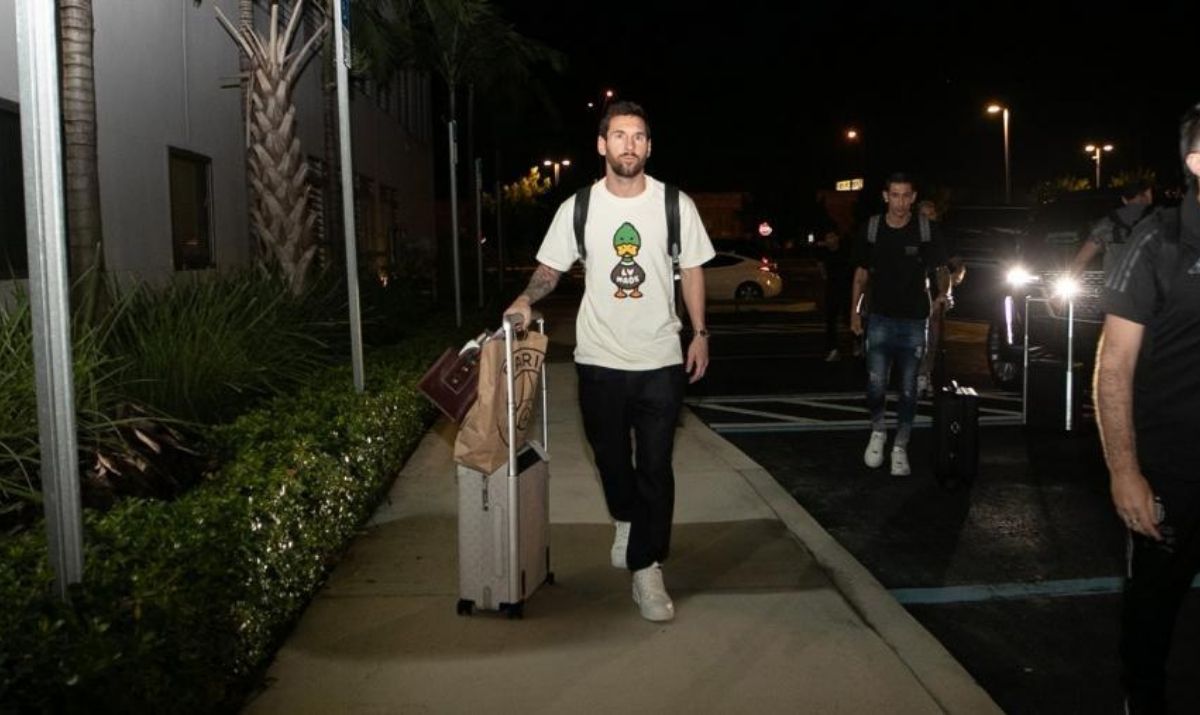 Messi está en Miami para los últimos amistosos de Argentina antes del Mundial