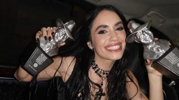 Lali Espósito se convirtió en una de las artistas femeninas con más Premios Gardel de la historia