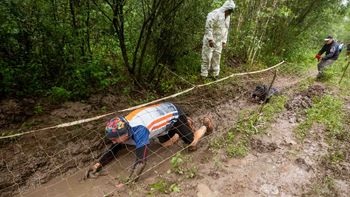 Carrera con obstáculos, el Grupo de Artillería 5 celebra a lo grande