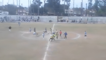 Fraile Pintado, escenario de un bochornoso final con suspensión, piñas y 9 expulsados