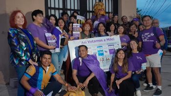 Candidatos de La Libertad Avanza realizaron una caminata en Alto Comedero