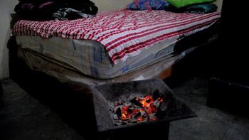 Encendieron un brasero para calentar el ambiente y terminaron intoxicados